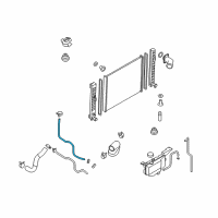 OEM 2012 Infiniti FX50 Hose-Auto Transmission Oil Cooler Diagram - 21631-1CA0A