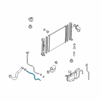 OEM 2009 Infiniti FX50 Hose-Auto Transmission Oil Cooler Diagram - 21632-1CA0A