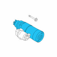 OEM Nissan Murano Motor Assembly-Starter REMAN Diagram - 2330M-CA00ARW