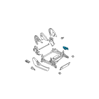 OEM 2004 Infiniti G35 Front Seat Switch Assembly Diagram - 87016-AM305