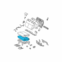 OEM 2008 Toyota Sienna Seat Cushion Pad Diagram - 79245-08020
