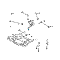 OEM 1998 Honda Accord Bush A, Rear Arm (Lower) (Yamashita) Diagram - 52365-SM4-004