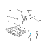 OEM Honda Rubber, RR. Sub-Frame Mounting(FR) Diagram - 50360-SDB-A03