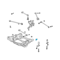 OEM 2005 Honda Accord Rubber, RR. Sub-Frame Stopper Diagram - 50371-SDB-A02