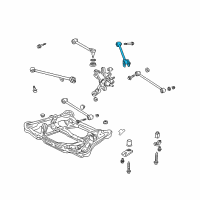OEM Honda Accord Arm, RR. Leading Diagram - 52380-SEP-A02