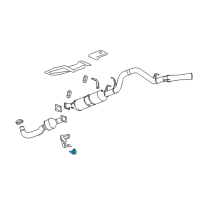 OEM 2013 GMC Sierra 2500 HD Hanger Insulator Diagram - 22883134