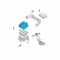 OEM Kia Sorento Cover-Air Cleaner Diagram - 281113E500