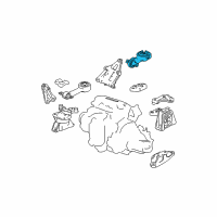 OEM 2008 Honda Civic Rod, Torque (Lower) Diagram - 50890-SNA-A82