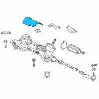 OEM 2022 Honda Accord Plate, Power Steering Heat Baffle Diagram - 53692-TVC-A00