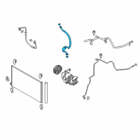 OEM 2021 Nissan Murano HOSE-FLEXIBLE, LOW Diagram - 92480-9UH0A