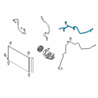 OEM 2021 Nissan Murano Heat EXCHANGER-Internal Diagram - 92446-9UA0A