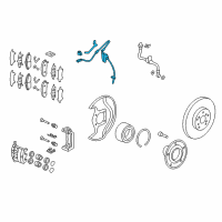 OEM 2019 Honda Pilot Sensor Assembly, Right Front Diagram - 57450-TZ5-A02