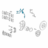 OEM 2020 Honda Pilot Sensor Assembly, Right Front Diagram - 57450-TZ5-A02