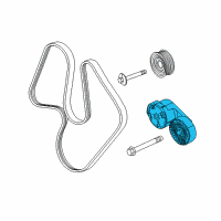 OEM 2014 Ram C/V TENSIONER-Belt Diagram - 5184617AD