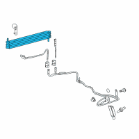 OEM Ford Oil Cooler Diagram - 7L1Z-7A095-B