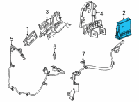 OEM 2021 Cadillac CT5 Module Diagram - 13536232