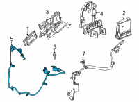 OEM Cadillac CT5 Front Sensor Diagram - 84831381