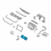 OEM 2002 BMW 325Ci Blower Unit Diagram - 64-11-3-453-729