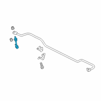 OEM 2015 Ford Edge Stabilizer Link Diagram - F2GZ-5C486-A