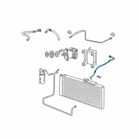 OEM 2008 Dodge Ram 2500 A/C SUCTION & DISCHARGE Diagram - 55057015AD