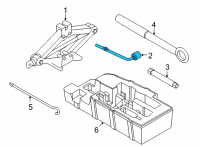 OEM Hyundai Santa Fe Wrench-Wheel Nut Diagram - 09131-4H000