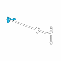 OEM 2007 Ford Focus Stabilizer Bar Clamp Diagram - 2M5Z-5B484-AA