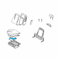 OEM Mercury Seat Heater Diagram - 9N7Z-14D696-A