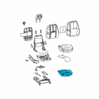 OEM Pontiac Grand Prix Module Kit, Inflator Restraint Front Pass Presence (W/ Sensor) (Remanufacture Diagram - 19258125