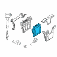 OEM 2017 Honda Civic Control Module, Powertrain (Rewritable) Diagram - 37820-5BF-A04