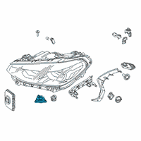 OEM 2019 BMW X3 Led Module, Daytime Driving Lights Diagram - 63-11-7-466-102