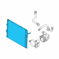 OEM BMW 330e Radiator Diagram - 17-11-8-741-830