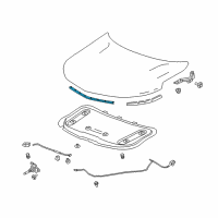 OEM 2022 Chevrolet Equinox Front Weatherstrip Diagram - 84320330