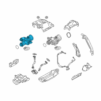 OEM 2014 BMW X5 Exchange-Turbo Charger Diagram - 11-65-7-646-093