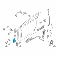 OEM 2014 Ford Taurus Lower Hinge Diagram - 8A5Z-5422810-A