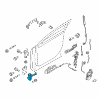 OEM Lincoln Door Check Diagram - 8A5Z-5423552-A