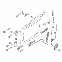 OEM 2015 Ford Taurus Lock Rod Diagram - AG1Z-5421850-A