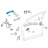 OEM 2016 Toyota Avalon Handle, Outside Diagram - 69210-0T020-A0