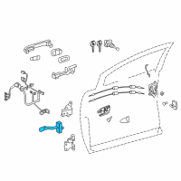 OEM 2015 Toyota Avalon Door Check Diagram - 68620-07020