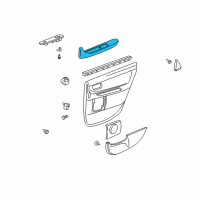 OEM 2002 Toyota Avalon Armrest Diagram - 74250-AC020-E0