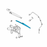 OEM 2014 Kia Sorento 11" WIPER Blade Diagram - 00009ADU11KA