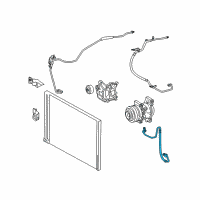 OEM Toyota Tacoma Discharge Hose Diagram - 88703-04010