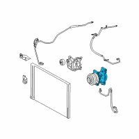 OEM 2014 Toyota Tacoma Compressor Diagram - 88320-04060