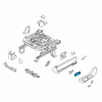 OEM 2020 Ford Police Responder Hybrid Seat Switch Diagram - EJ7Z-14A701-A