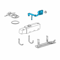 OEM 1999 Ford Ranger Filler Pipe Diagram - XL5Z-9034-HB