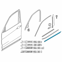OEM 2015 BMW X3 Moulding Rocker Panel Front Left Diagram - 51-47-7-352-555