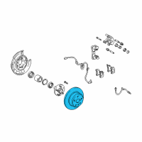 OEM 2001 Lexus RX300 Disc, Rear Diagram - 42431-33140