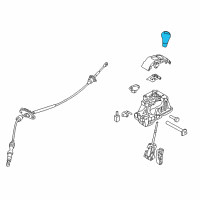 OEM 2014 Hyundai Elantra Knob Assembly-Gear Shift Lever Diagram - 46720-A5100