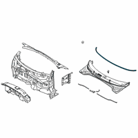 OEM 2021 Kia Soul W/STRIP-Hood Diagram - 86431K0000