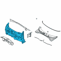 OEM 2021 Kia Soul Panel Complete-Dash Diagram - 64300K0070