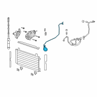 OEM 2008 Pontiac G8 Tube Asm-A/C Receiver & Dehydrator Diagram - 92193510